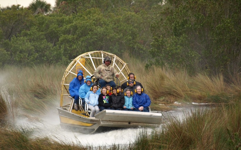 Aeroboat in the Everglades