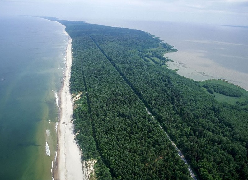 Коса, Вид сверху