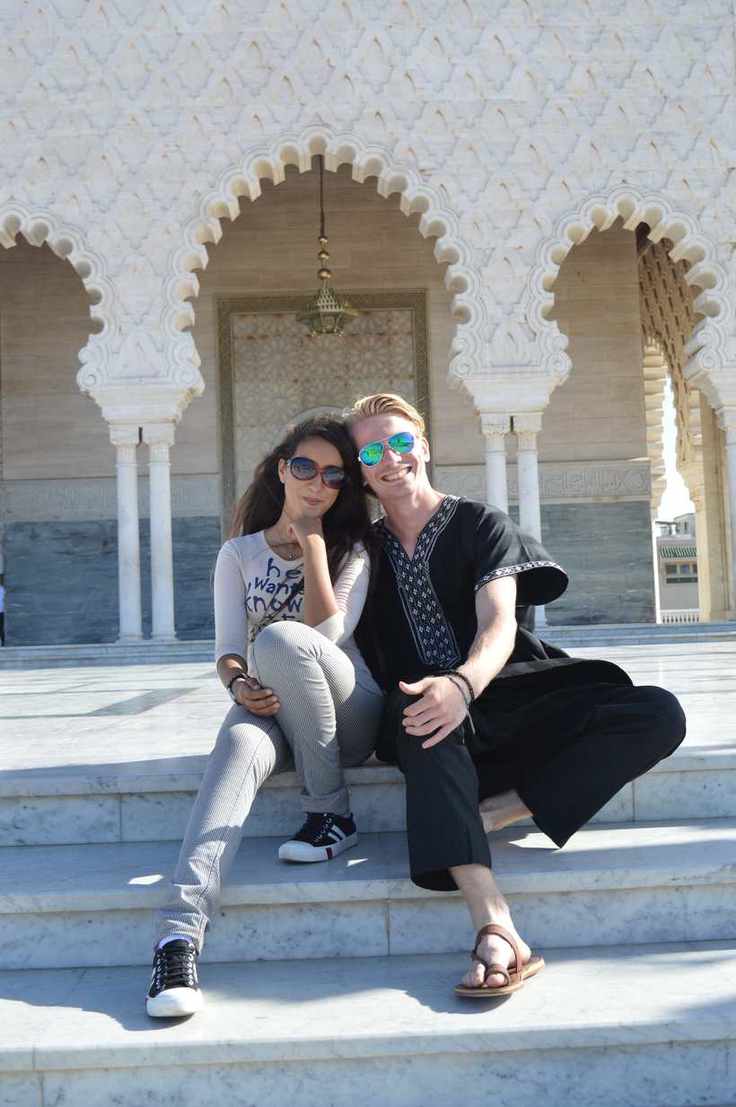 Вот так выглядит джеллаба на мне