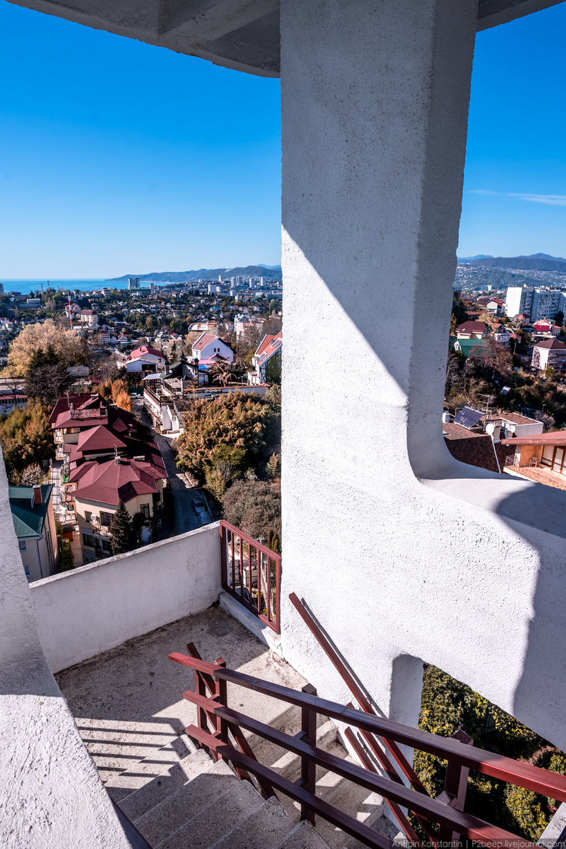 Станции канатной дороги сочинского Дендрария