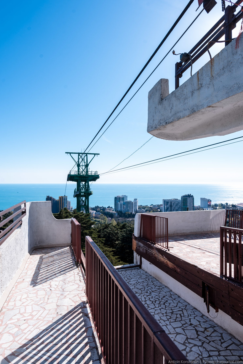 Станции канатной дороги сочинского Дендрария