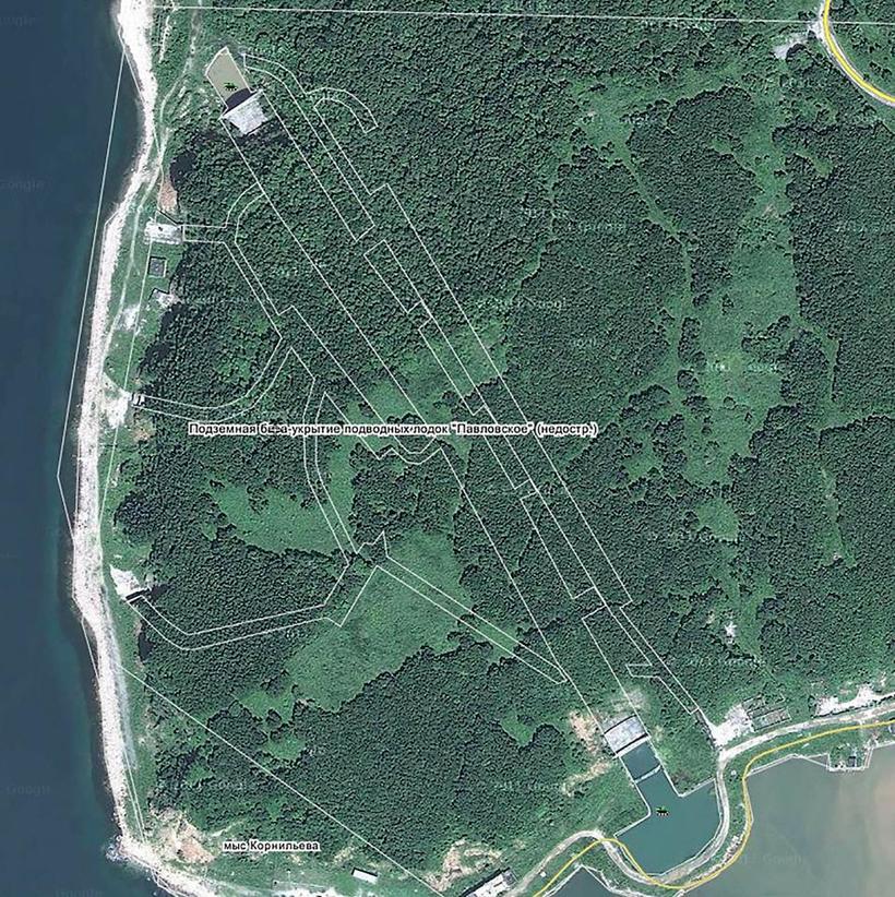 База подводных лодок в бухте Павловского — убежище на случай ядерной войны