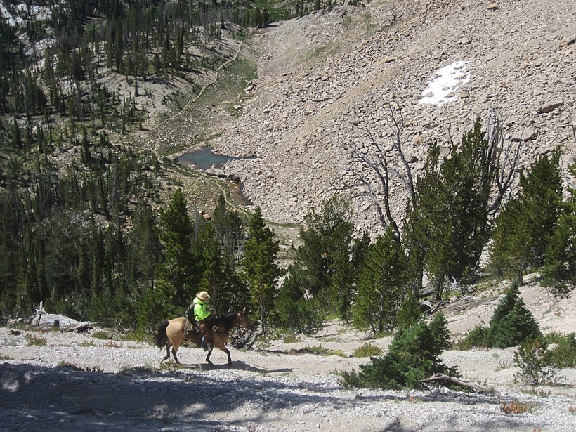 Солнечное затмение в национальном парке Sawtooth Wilderness