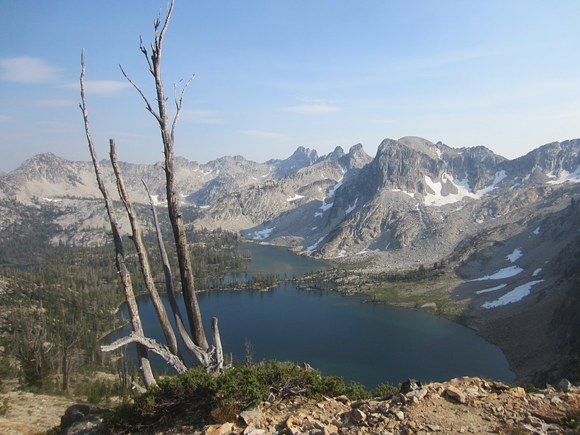 Солнечное затмение в национальном парке Sawtooth Wilderness