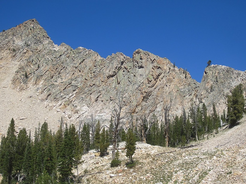 Солнечное затмение в национальном парке Sawtooth Wilderness