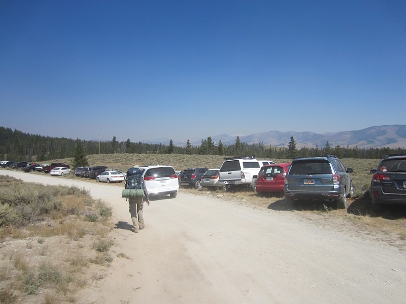 Солнечное затмение в национальном парке Sawtooth Wilderness