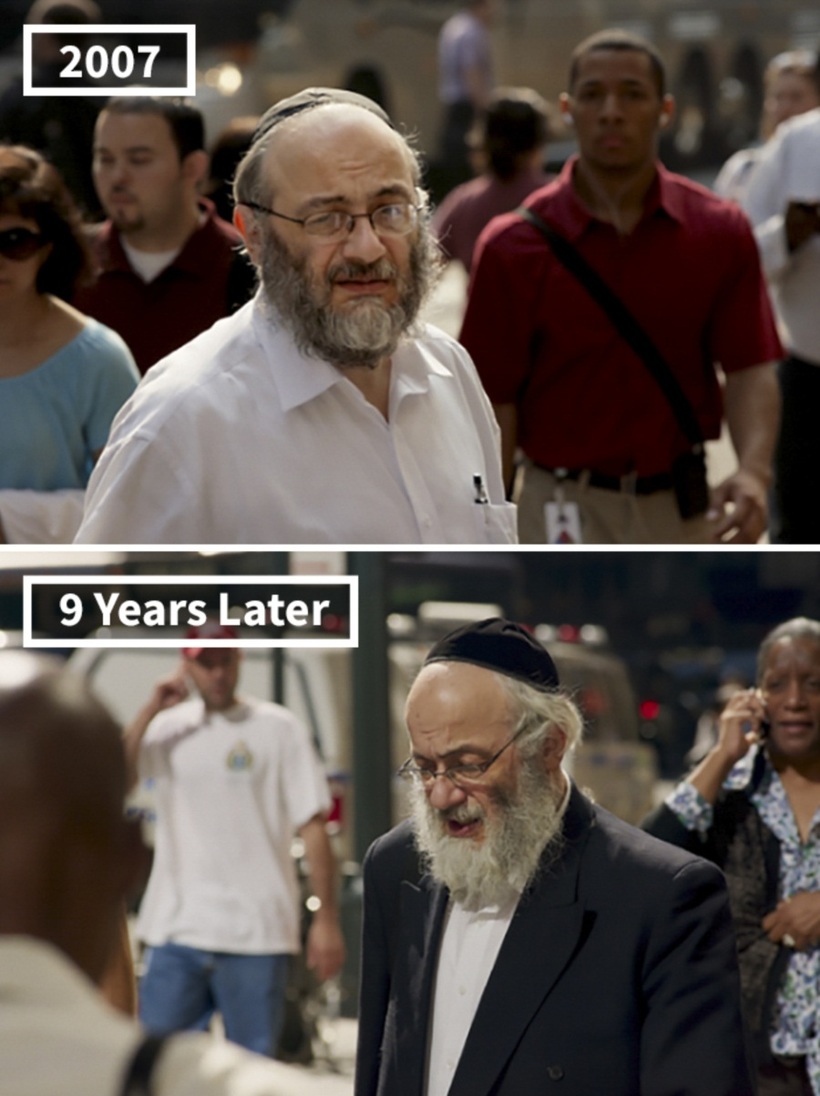 Датский фотограф 9 лет снимал одних и тех же людей по дороге на работу в Нью-Йорке 