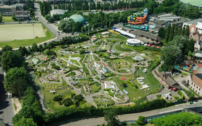 Парк Мини-Европа сверху