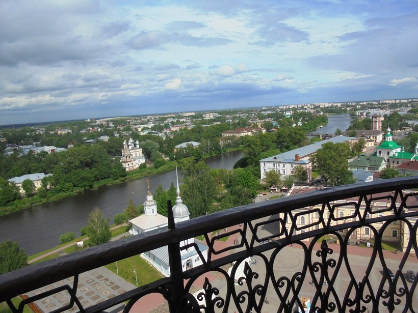 Панорама города с Колокольни Кремля
