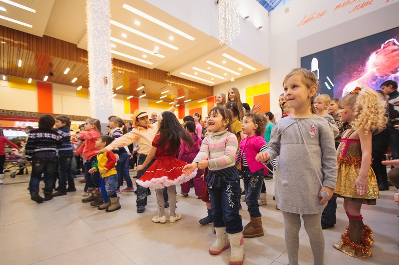 Детское мероприятие, которое было на Рождество