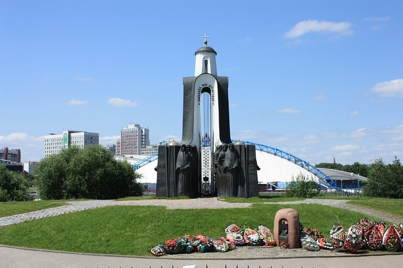 Часовня с именами павших бойцов