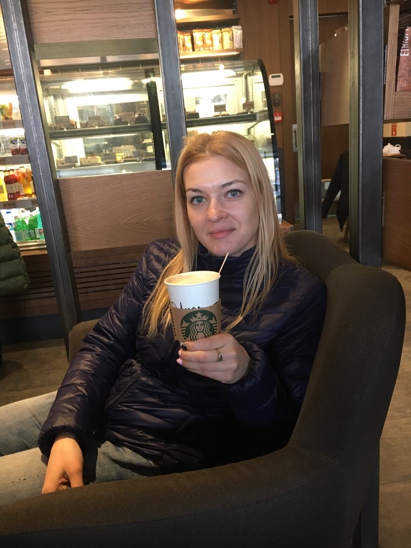 Отогреваюсь в кофейни Starbucks
