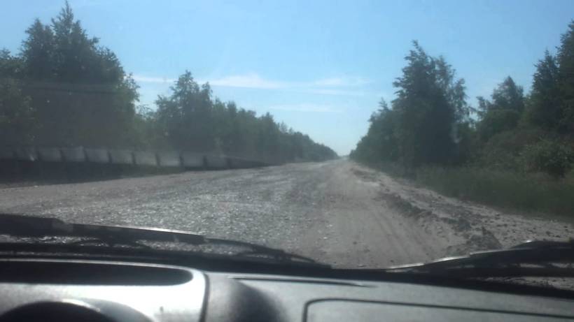 Трасса в районе Ишима