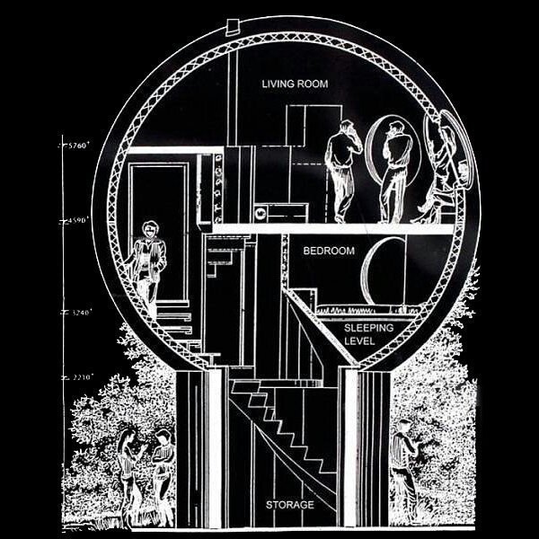 Самый необычный спальный район: круглые футуристические дома в Нидерландах