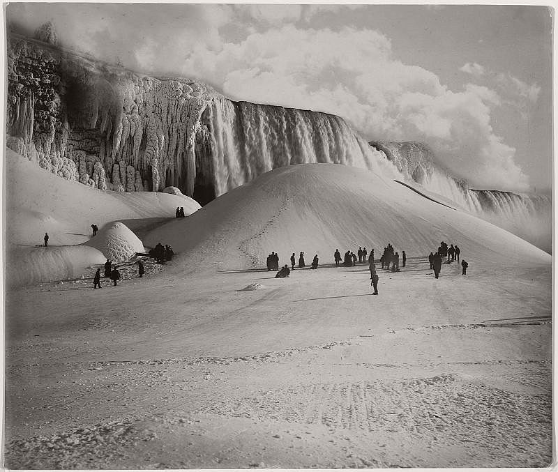 Блог - Фантастические пейзажи Ниагарского водопада во льдах на винтажных фотографиях Фантастические пейзажи Ниагарского водопада во льдах на винтажных фотографиях