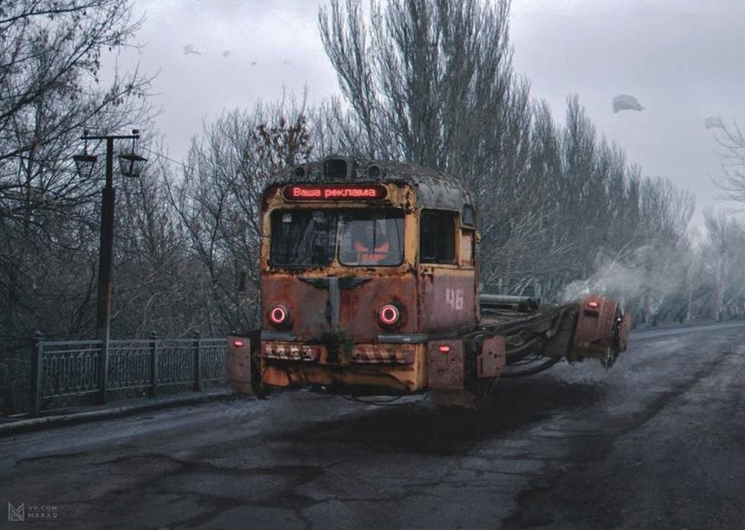 Россия в 2046 году: художники показали будущее России