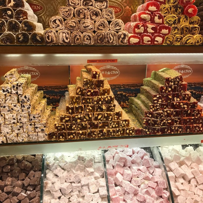 Турецкие лакомства, Гранд Базар в Стамбуле