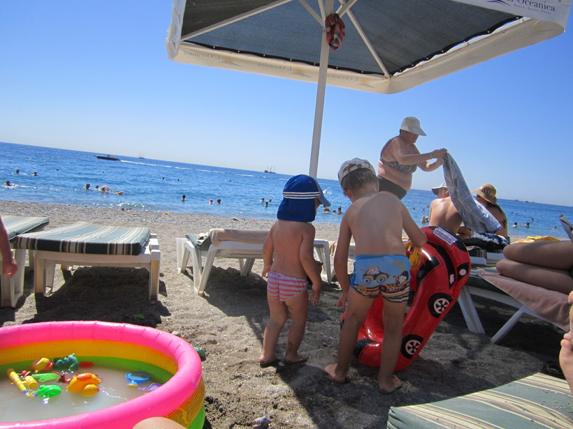 На пляже в Кемере