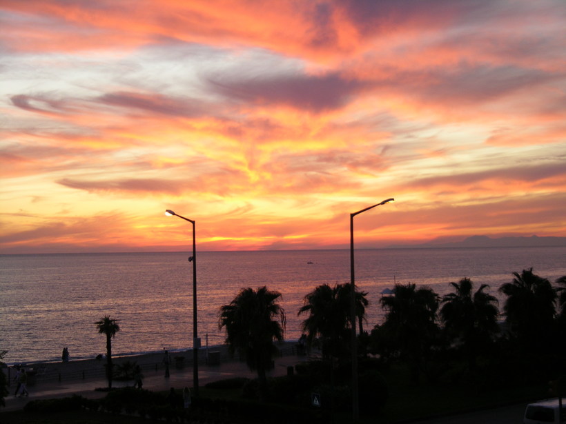 Закат в Кемере