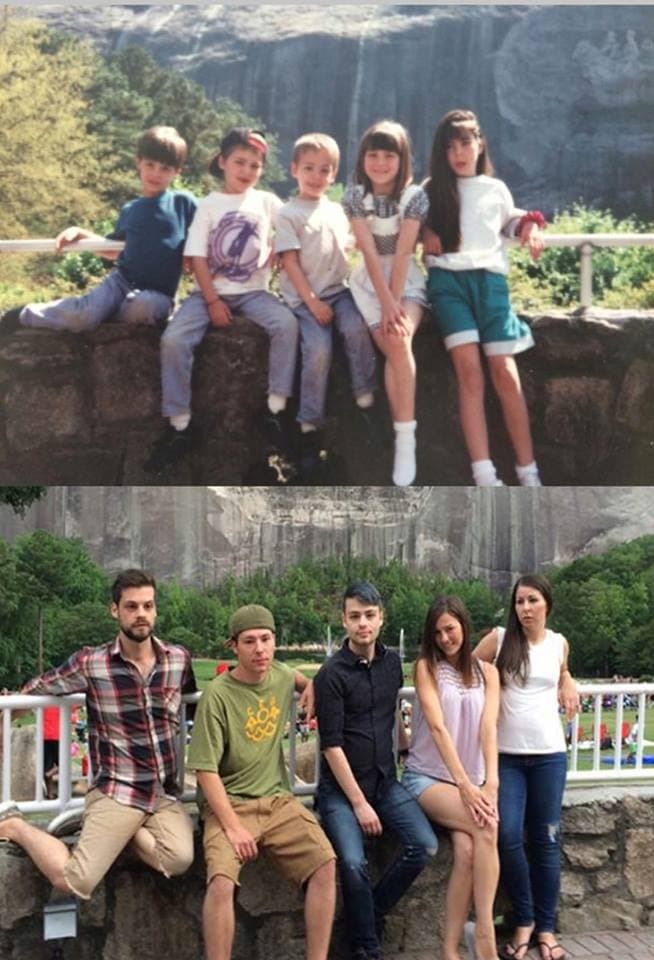 Блог - Люди повторили свои старые фотографии, и получилось очень забавно Люди повторили свои старые фотографии, и получилось очень забавно