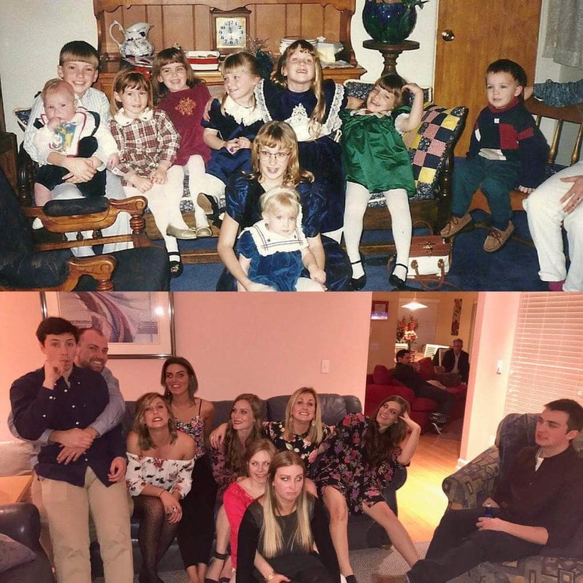 Блог - Люди повторили свои старые фотографии, и получилось очень забавно Люди повторили свои старые фотографии, и получилось очень забавно