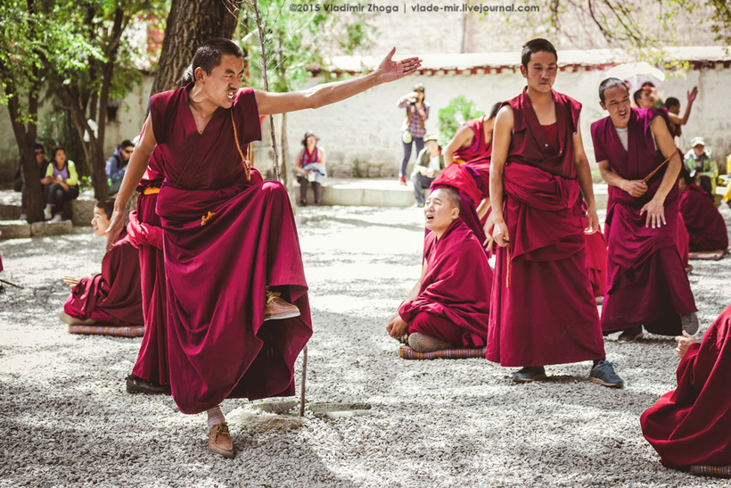 О чем спорят тибетские монахи