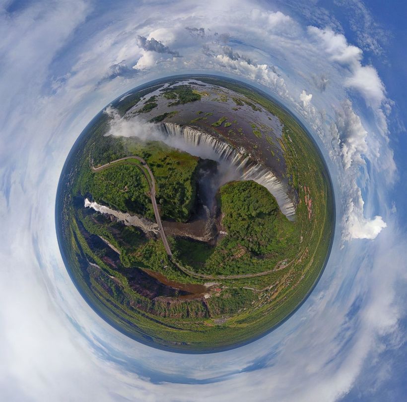 16 удивительных панорам, которые превращают Землю в миниатюрные планеты