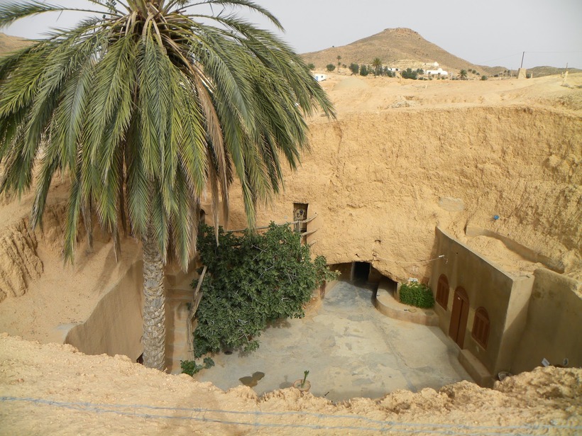 Матмата: подземный город берберов в пустыне Сахара 