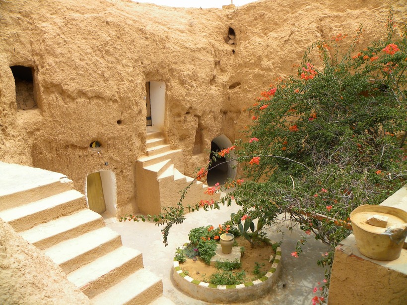 Матмата: подземный город берберов в пустыне Сахара 