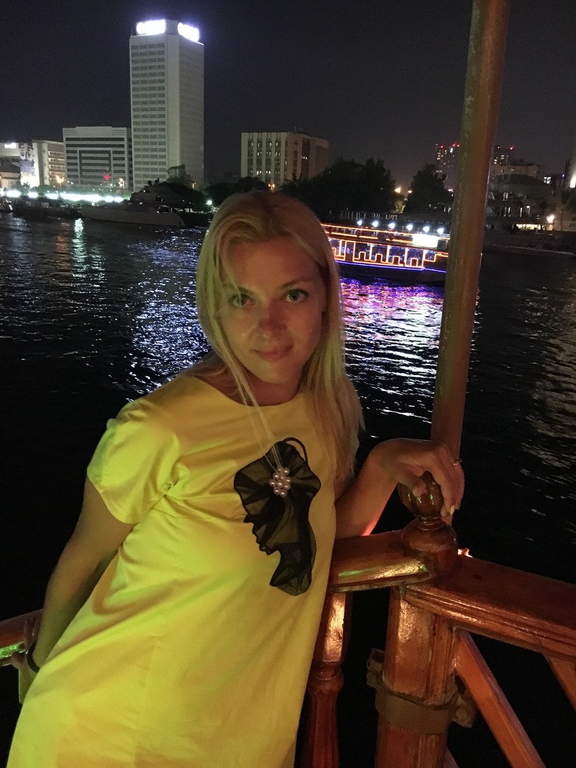 ОАЭ, Дубай — вечерняя прогулка по искусственному каналу