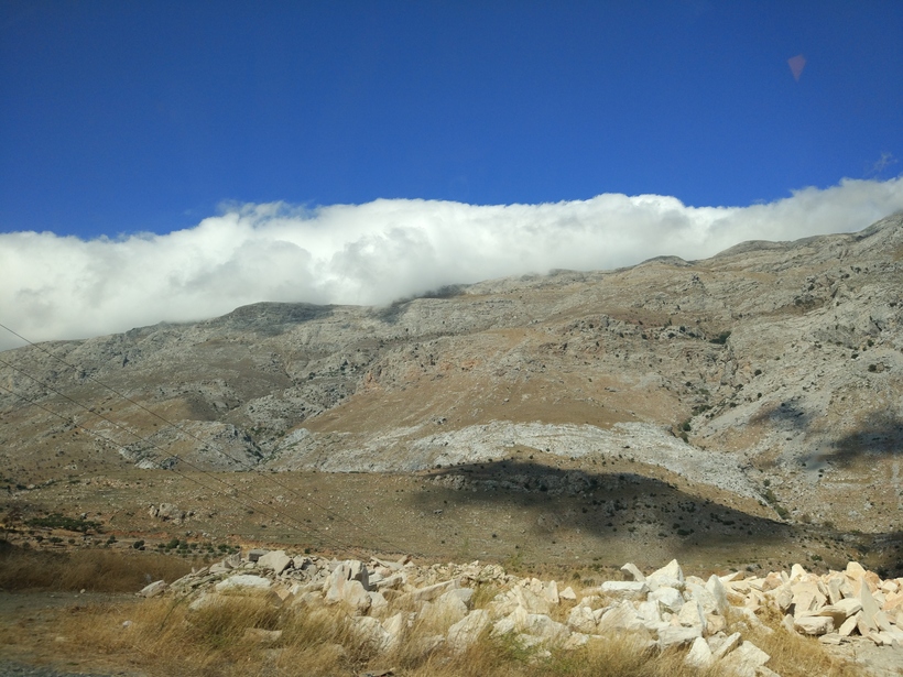 В Ретимно дождь, а с другой стороны солнце и лето! 