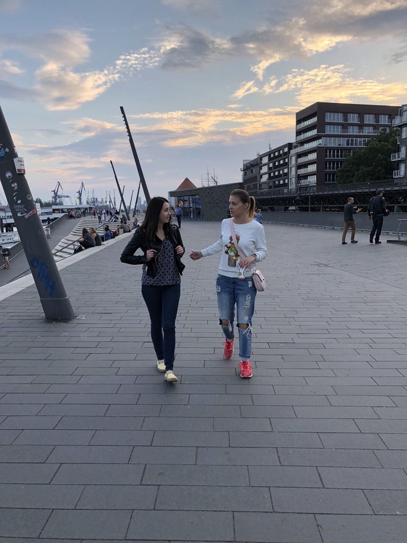 Гамбург, прогулка по улицам города