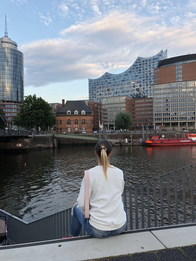 Гамбург, на берегу Эльбы