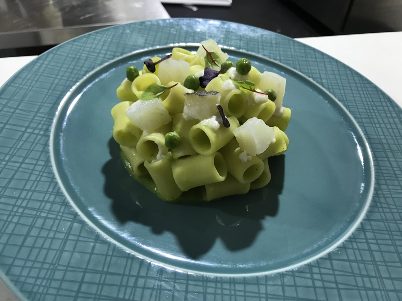 Паста с рыбой бакалой