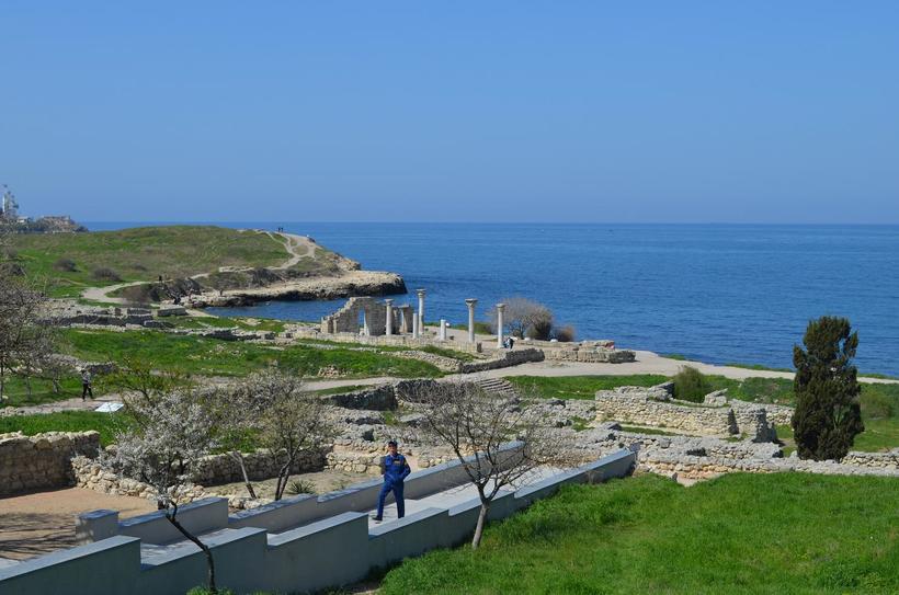 Херсонес-Таврический располагался на берегу моря
