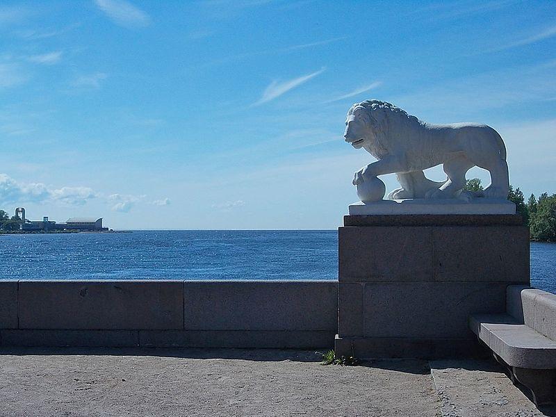 Западная оконечность острова с видом на Финский залив