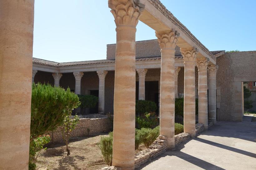 Воссозданная обстановка римской виллы