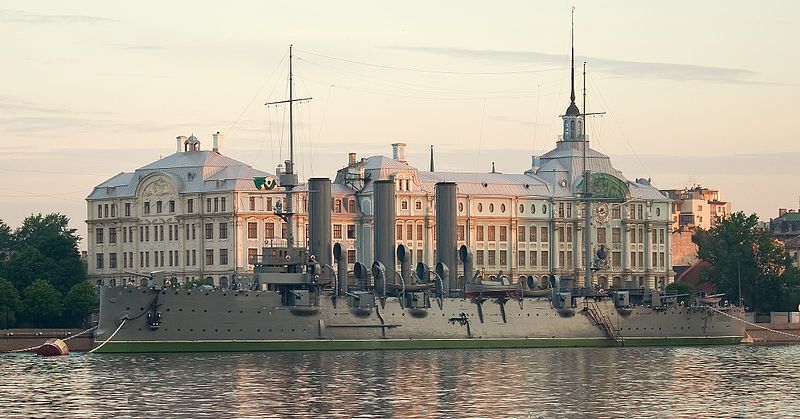 Крейсер на месте вечной стоянки