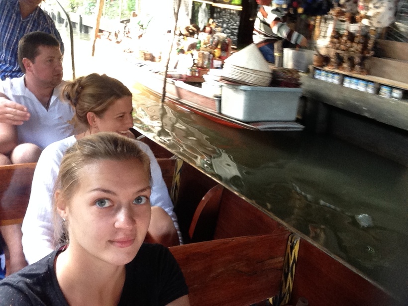 Таиланд, прогулка по плавучему рынку