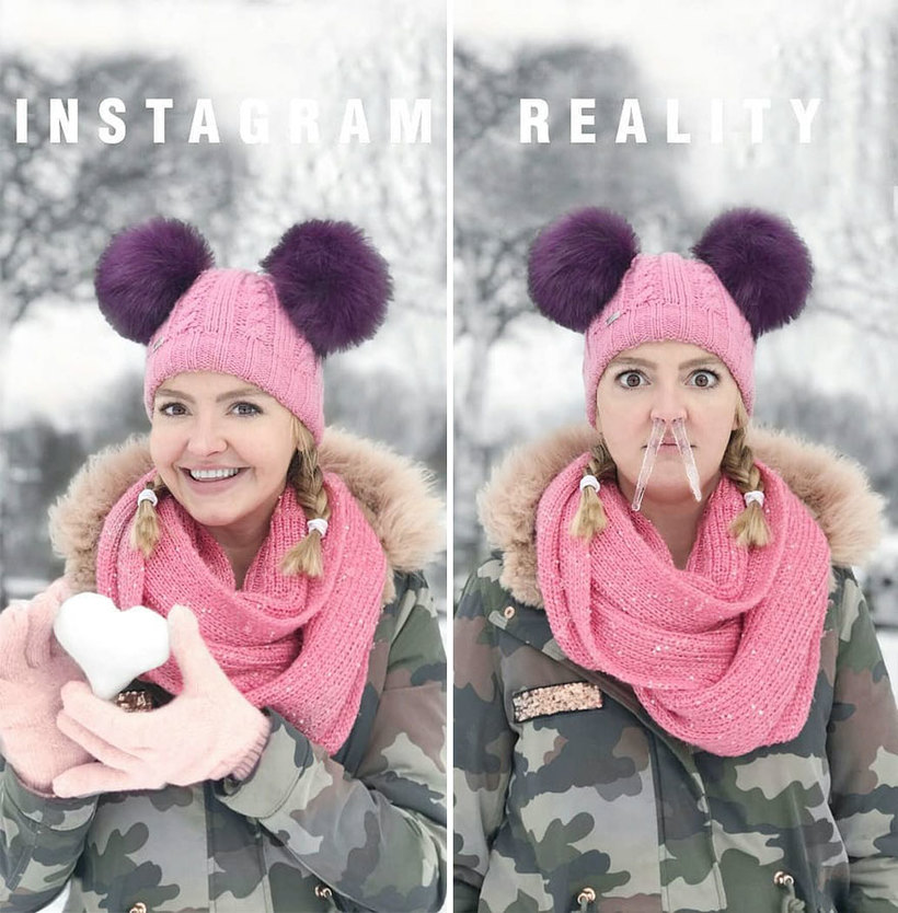 Блог - Instagram и реальность: немка шутит над идеальными фотографиями в соцсетях Instagram и реальность: немка шутит над идеальными фотографиями в соцсетях