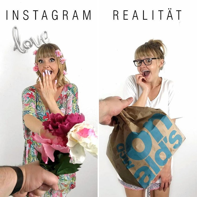 Блог - Instagram и реальность: немка шутит над идеальными фотографиями в соцсетях Instagram и реальность: немка шутит над идеальными фотографиями в соцсетях