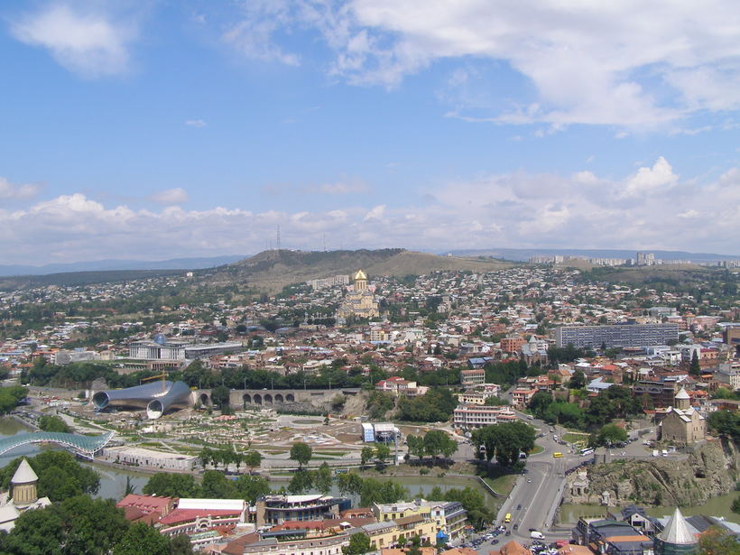 Тбилиси вид из Нарикалы
