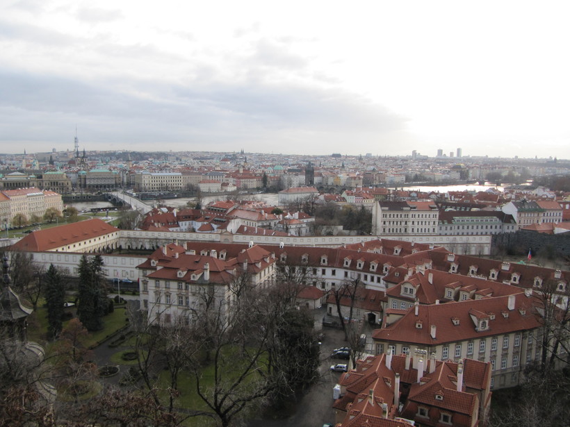 Обзор на Прагу со смотровой площадки