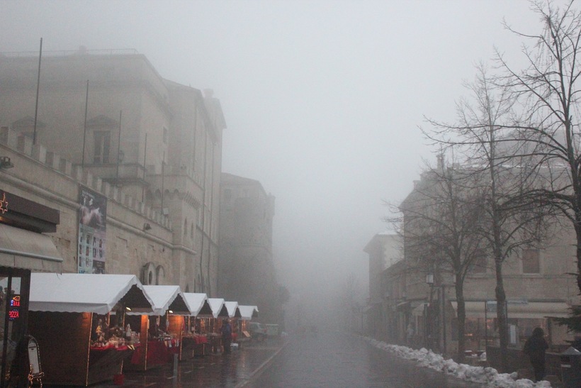 Северные районы Италии в январе