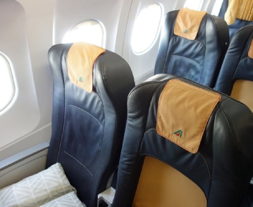 бизнес-класс Alitalia на Airbus-320