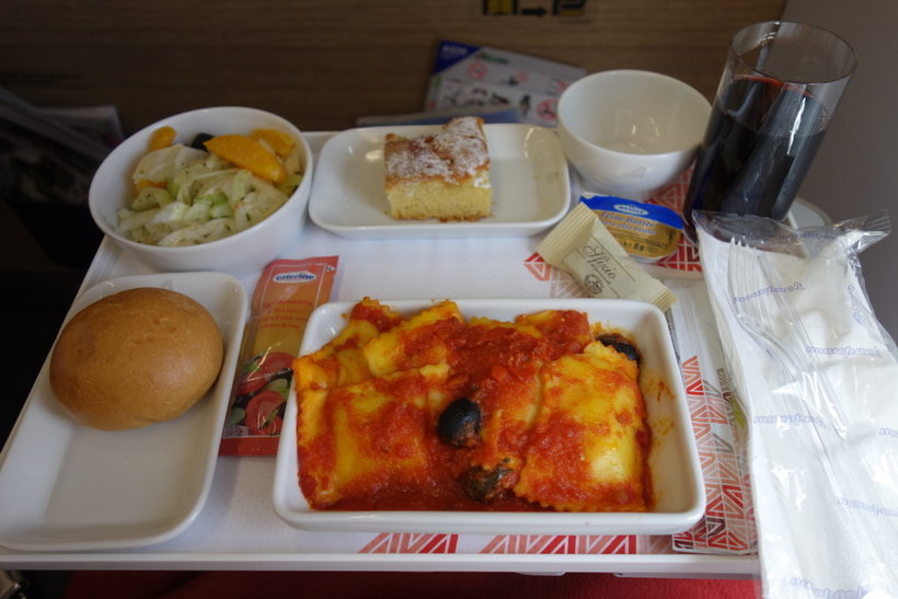 питание на борту Alitalia