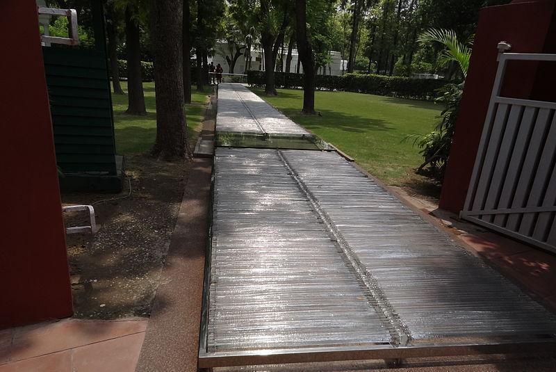 Место гибели премьер-министра Индии