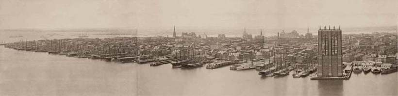 Блог - Как менялся горизонт Нью-Йорка на протяжении 150 лет Как менялся горизонт Нью-Йорка на протяжении 150 лет