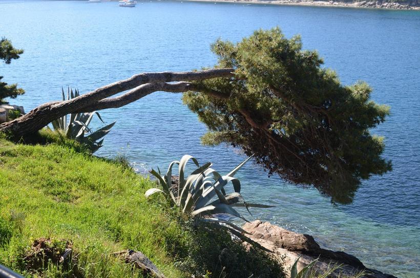 В солнечную погоду гулять вдоль берега особенно приятно