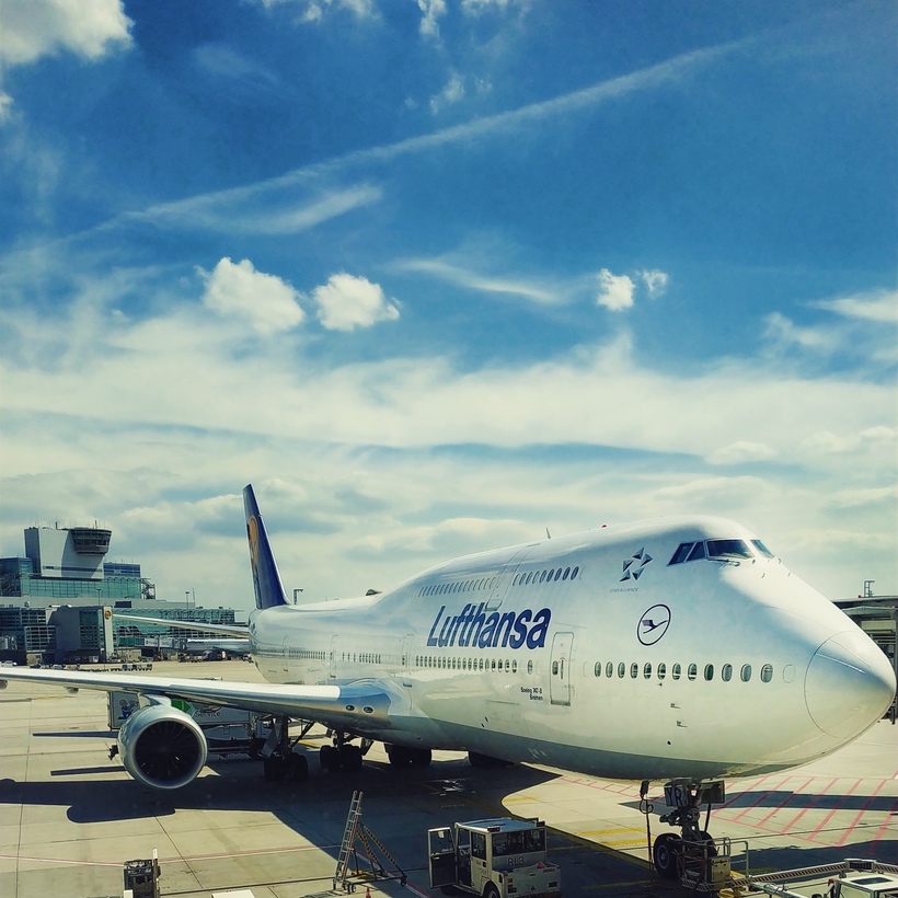 национальная немецкая авиакомпания Lufthansa, аэропоррт Франкфурта